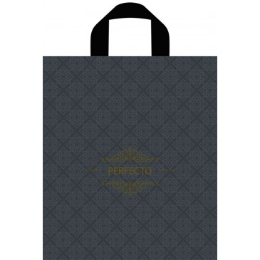 Мешок  ПВД (петля) 350*310 (95мкр) Перфекто Грэй